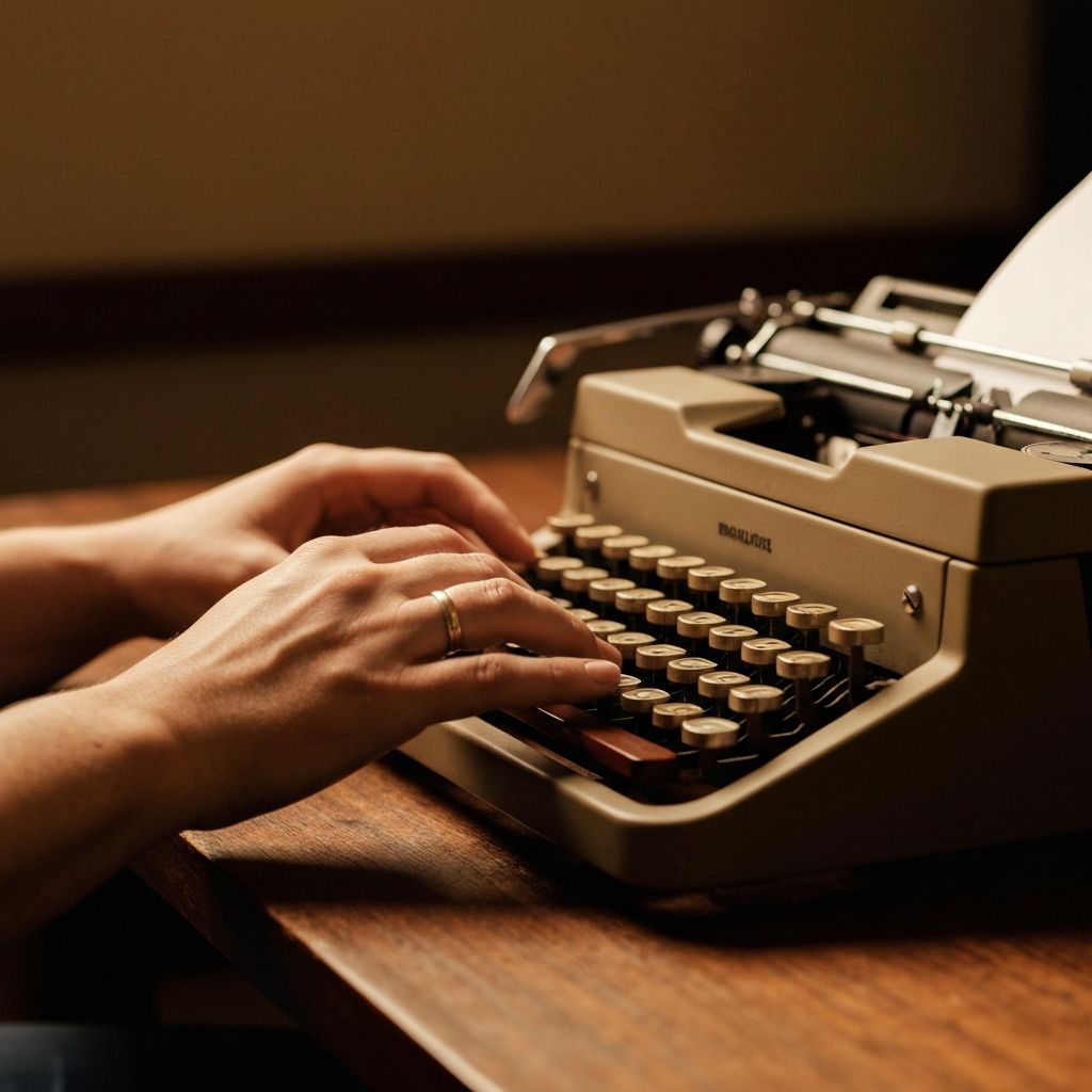 The Typewriter Comeback: Nostalgia or Necessity?